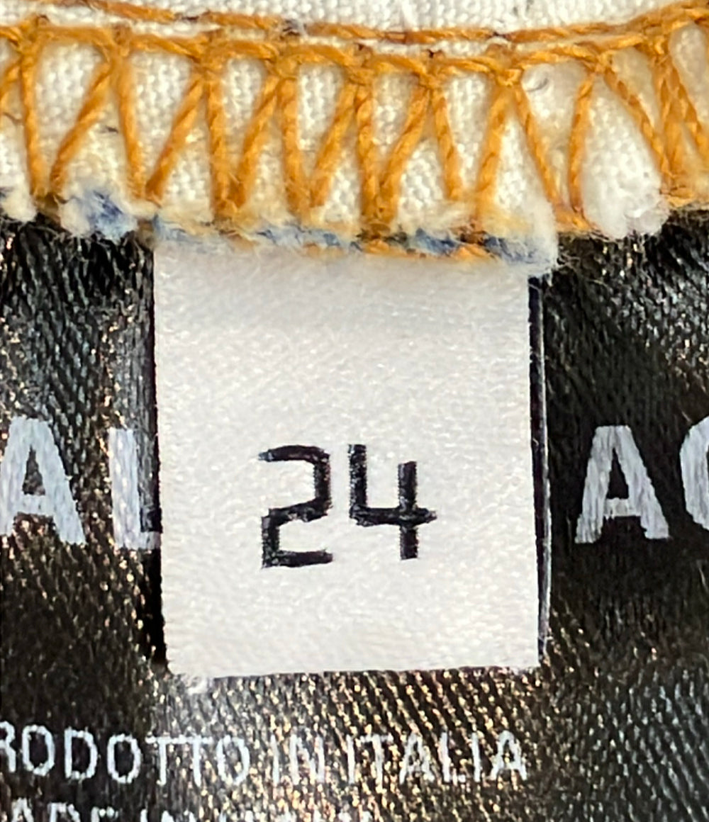 BALENCIAGA オールオーバーロゴ デニムパンツ 600235 TJW53 レディース SIZE 24 バレンシアガ