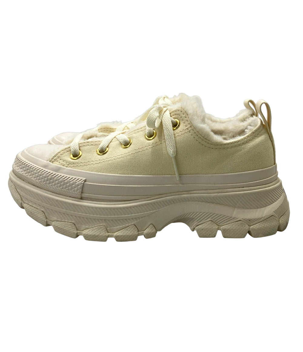 CONVERSE ローカット厚底スニーカー オールスター トレックウェーブ ボア 1SE256 レディース SIZE 23.0 コンバース