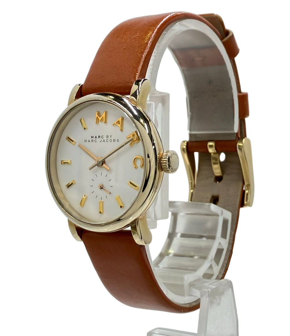 MARC BY MARC JACOBS 腕時計 クオーツ ホワイト MBM1317 レディース マークバイマークジェイコブス
