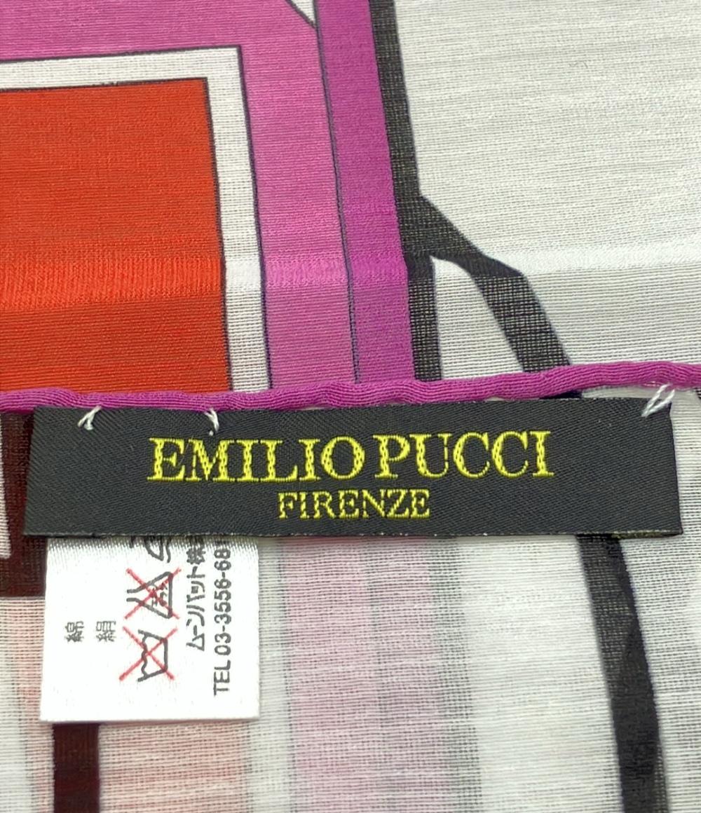 美品 Emilio Pucci スカーフ シルク100% レディース エミリオ・プッチ