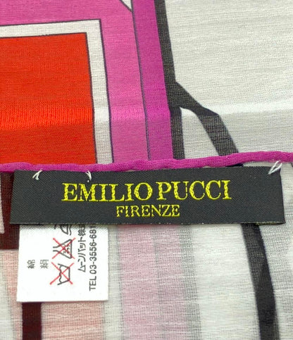 美品 Emilio Pucci スカーフ シルク100% レディース エミリオ・プッチ
