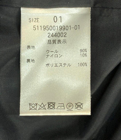 エレンディーク ノーカラーコート レディース SIZE 1 (S) ELENDEEK