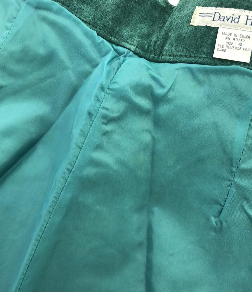 ハーフレザーパンツ レディース SIZE 4 (XS) David Hollis