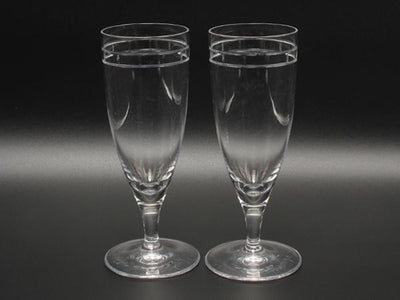 TIFFANY&Co. ビアグラス ワイン シャンパン 2点セット ペア アトラス ピルスナー ティファニー