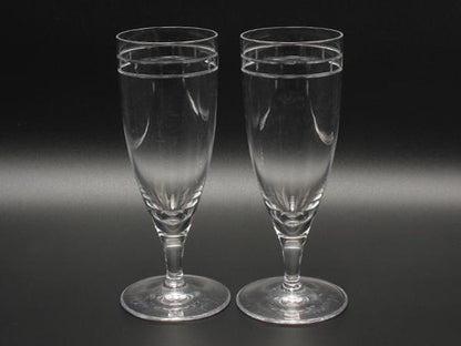 TIFFANY&Co. ビアグラス ワイン シャンパン 2点セット ペア アトラス ピルスナー ティファニー