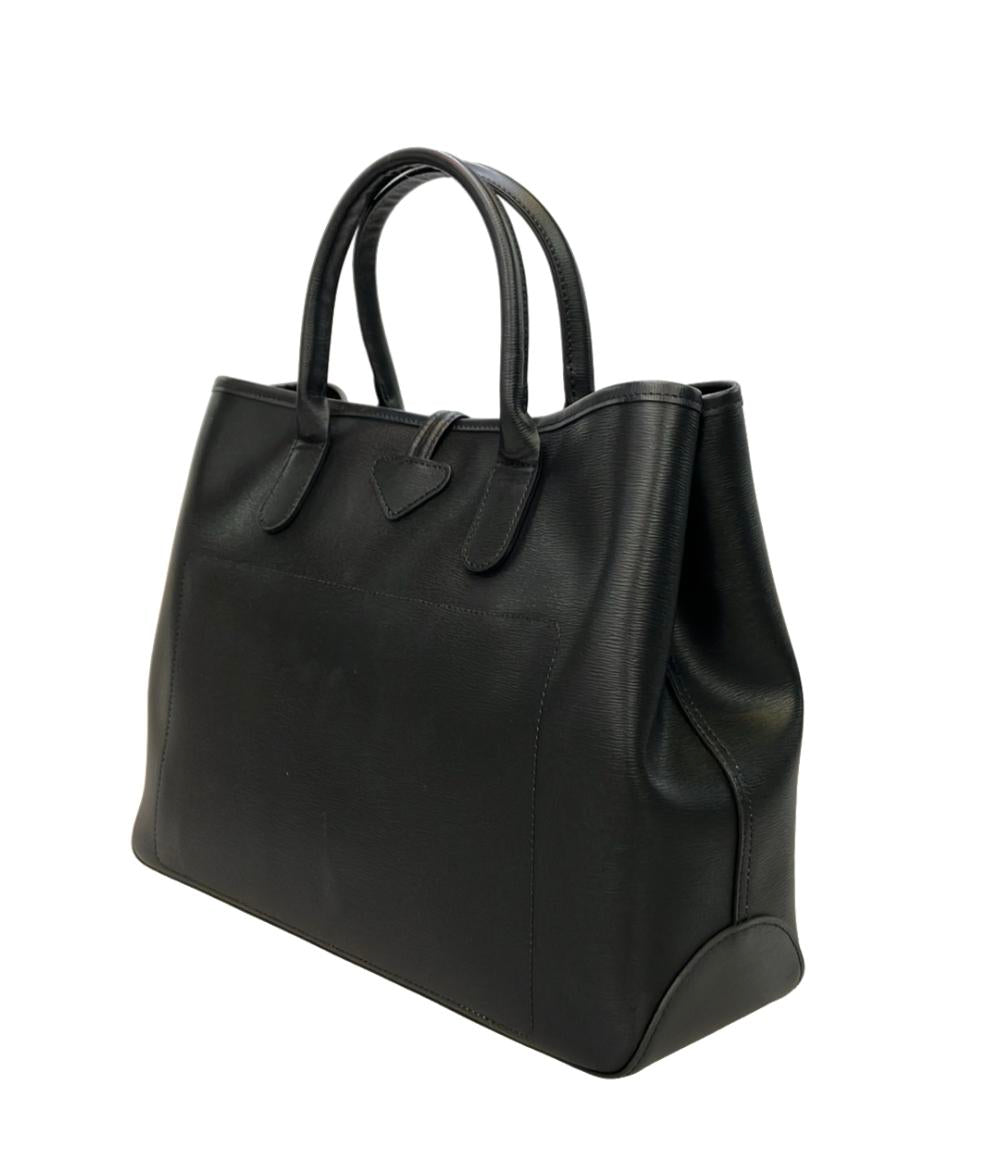レディース LONGCHAMP(ロンシャン) トートバッグ ロゾ 黒 レザー