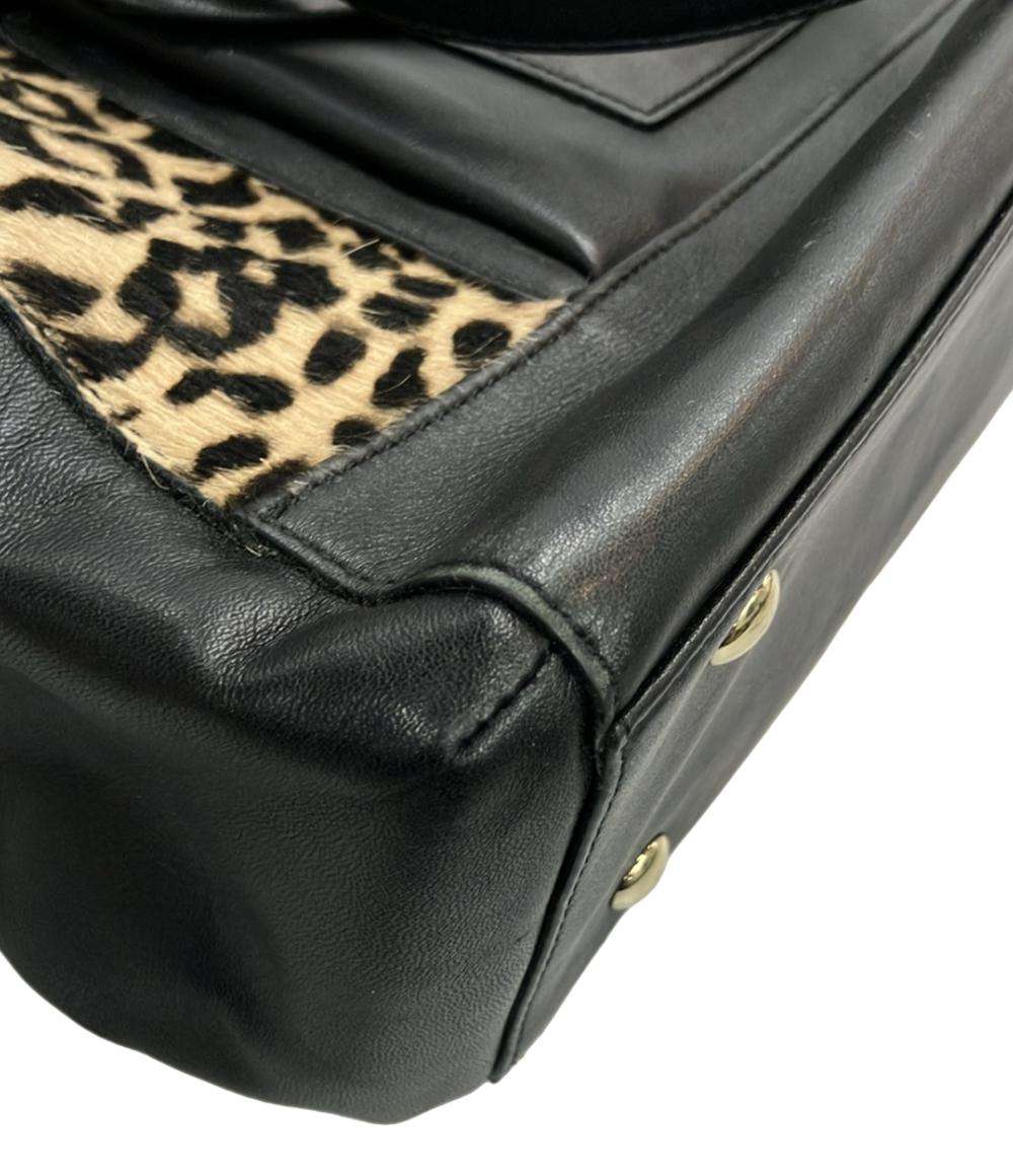 コーチ トートバッグ レオパード ハラコ F31764 レディース COACH