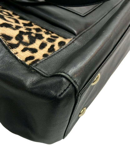 コーチ トートバッグ レオパード ハラコ F31764 レディース COACH