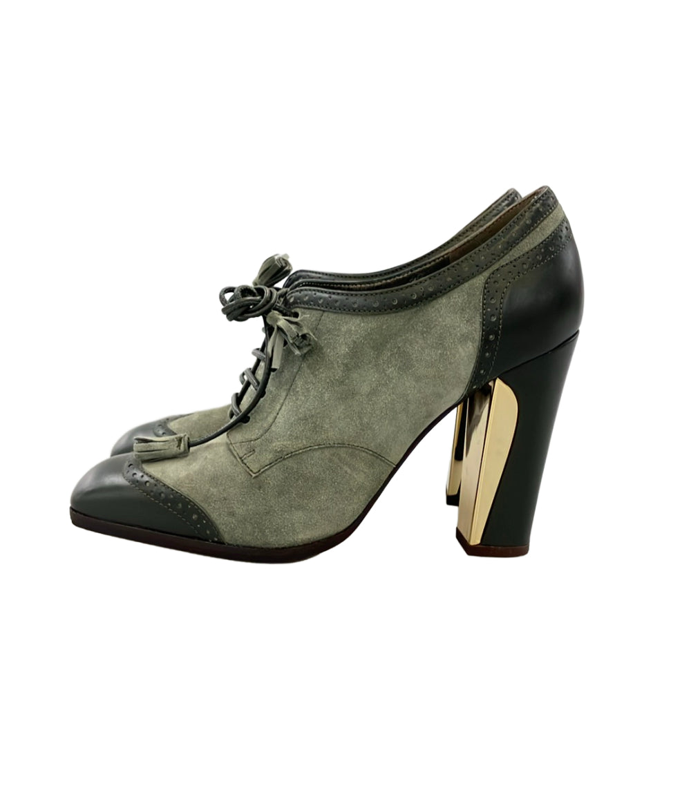 Salvatore Ferragamo レースアップ ブーティ レディース SIZE 5 1/2 (23cm) サルヴァトーレフェラガモ