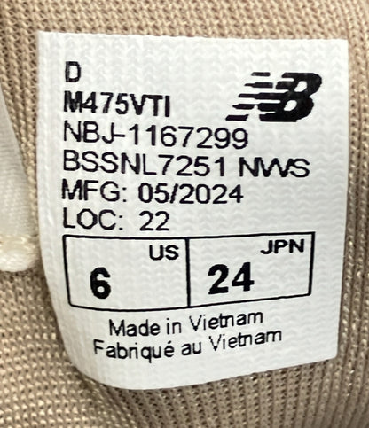 美品 ニューバランス ローカットスニーカー M475VTI レディース SIZE 24 (L) NEW BALANCE