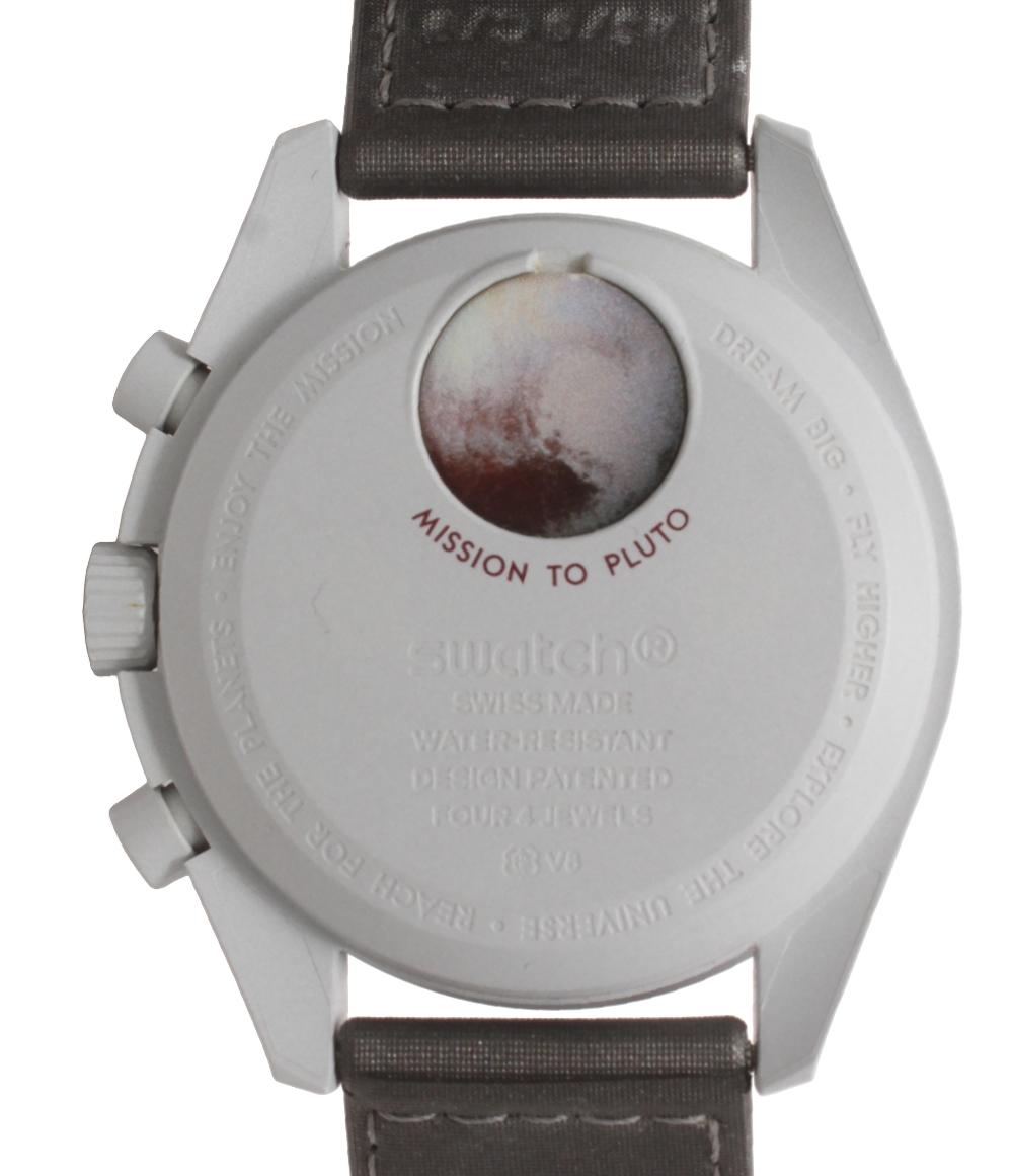 スウォッチ オメガ 腕時計 ムーンウォッチ プルート クオーツ ホワイト系 レディース メンズ Swatch OMEGA Amazon | OMEGA × SWATCH Pluto ラッピング付き 正規品 オメガ