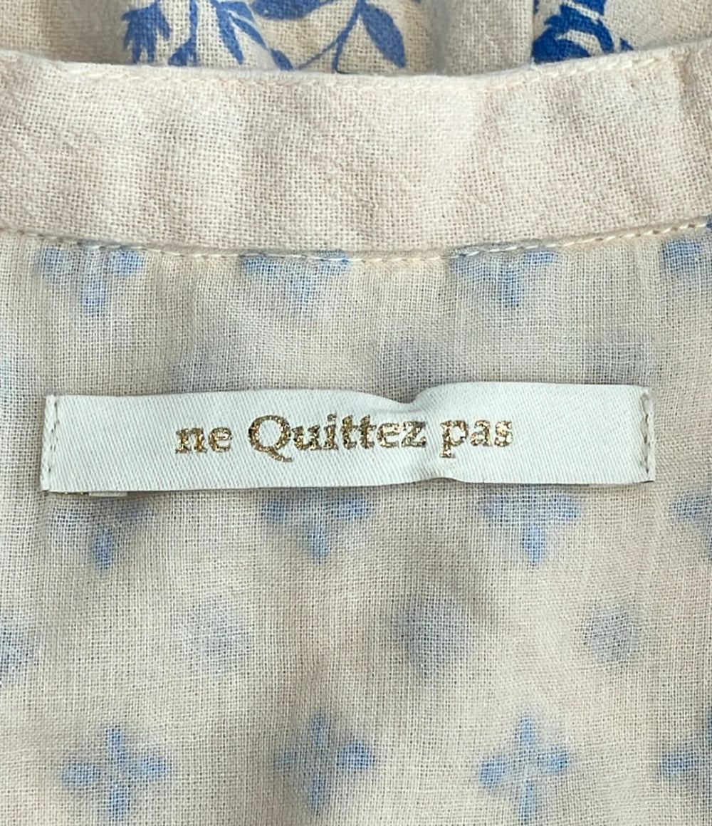 NE QUITTEZ PAS 長袖 ワンピース レディース SIZE S ヌキテパ