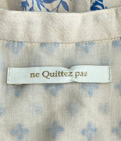 NE QUITTEZ PAS 長袖 ワンピース レディース SIZE S ヌキテパ