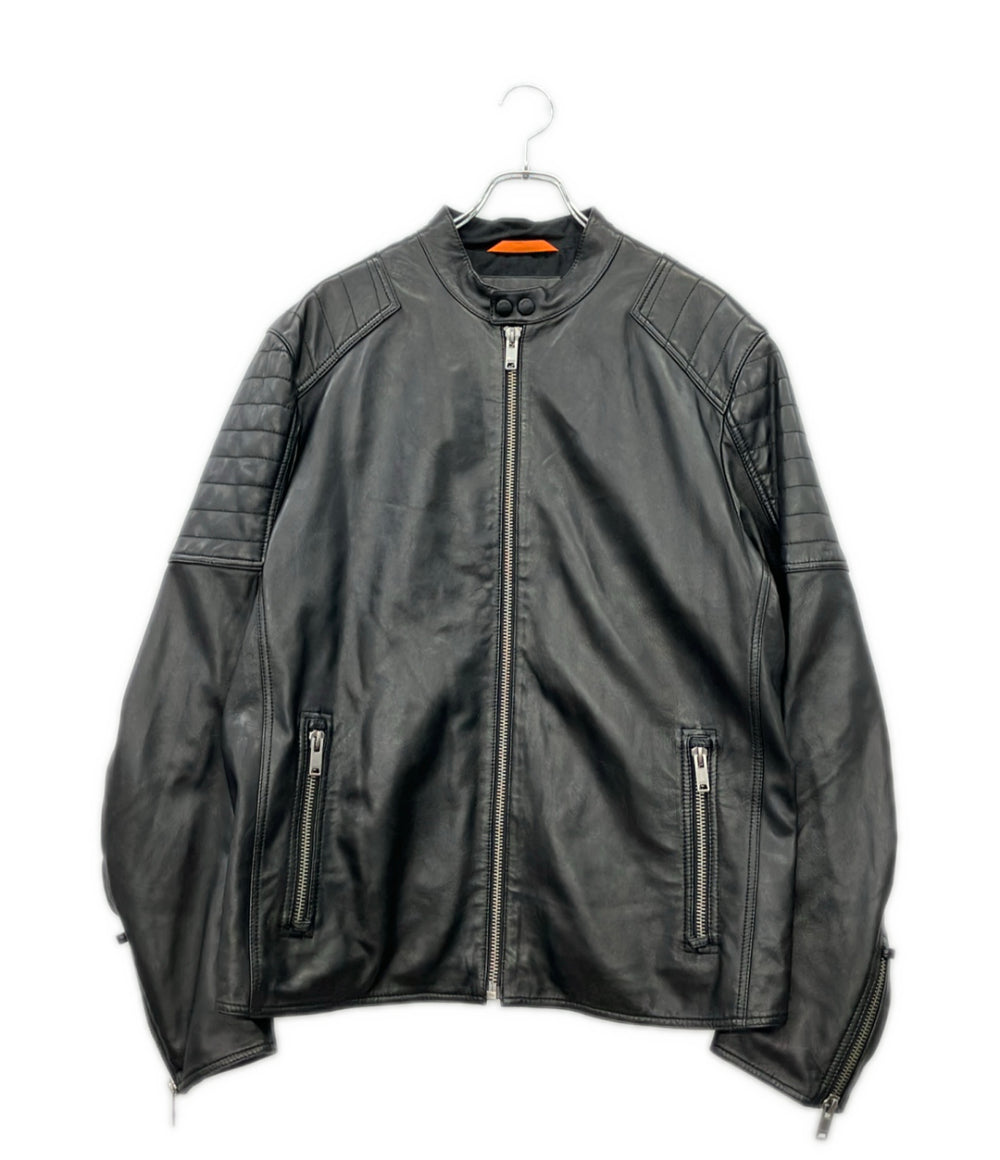 BOSS レザージャケット メンズ SIZE 52 ボス