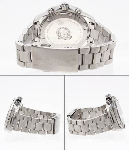 TAG HEUER 腕時計 アクアレーサー クロノグラフ グランドデイト クオーツ ブラック CAF101A.BA0821 メンズ タグホイヤー