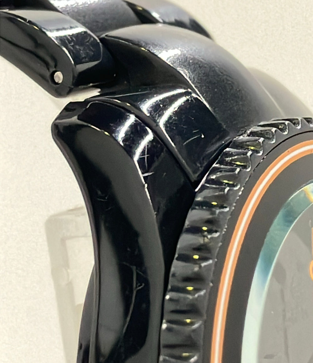 ice watch 腕時計 クオーツ ブラック メンズ アイスウォッチ