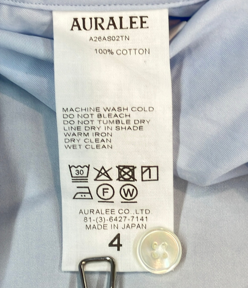 美品 AURALEE 長袖シャツ A26AS02TN メンズ SIZE 4 (M) オーラリー
