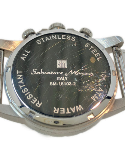 Salvatore Marra 腕時計 クオーツ ホワイト SM-15103 メンズ サルバトーレマーラ
