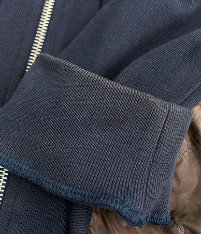 DRIES VAN NOTEN キルティング切替 スウェットジップアップブルゾン JRDN-SM1-1037 メンズ SIZE M ドリスヴァンノッテン