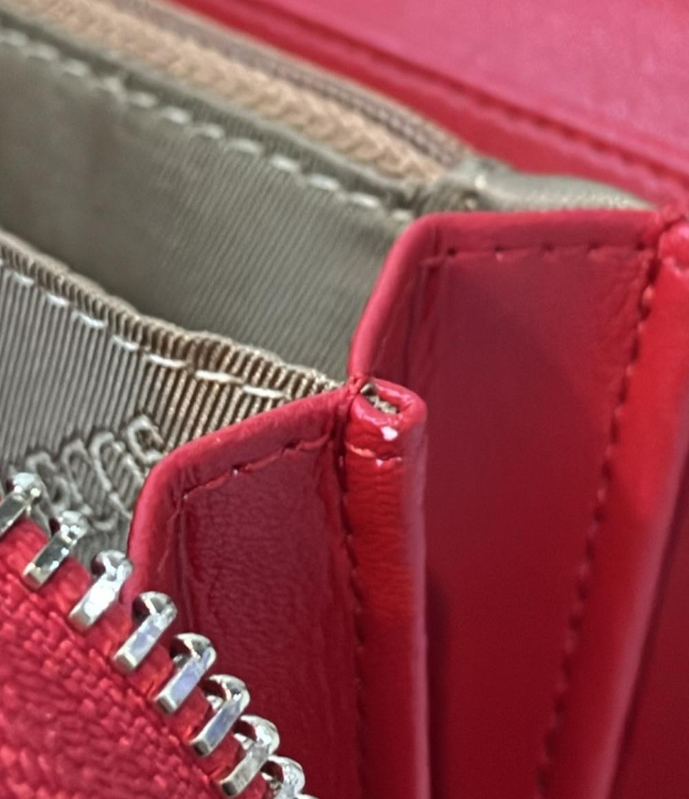 美品 バルコス ラウンドファスナー長財布 レディース BARCOS