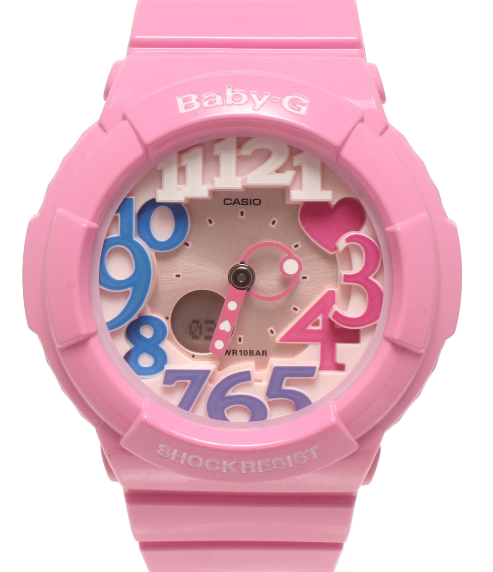 美品 CASIO 腕時計 ネオンダイアルシリーズ Baby-G クオーツ BGA-131 レディース カシオ