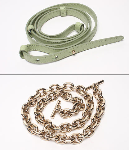 美品 GUCCI チェーンショルダーバッグ 肩掛け 斜め掛け シマ 815278 0416 レディース グッチ