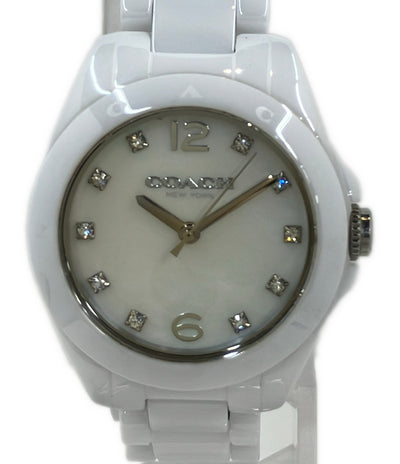 COACH 腕時計 クオーツ ホワイト CA.67.7.28.0948 レディース コーチ