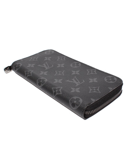 美品 LOUIS VUITTON ラウンドファスナー長財布 ジッピーウォレット・ヴェルティカル モノグラム・エクリプス M62295 メンズ ルイ・ヴィトン