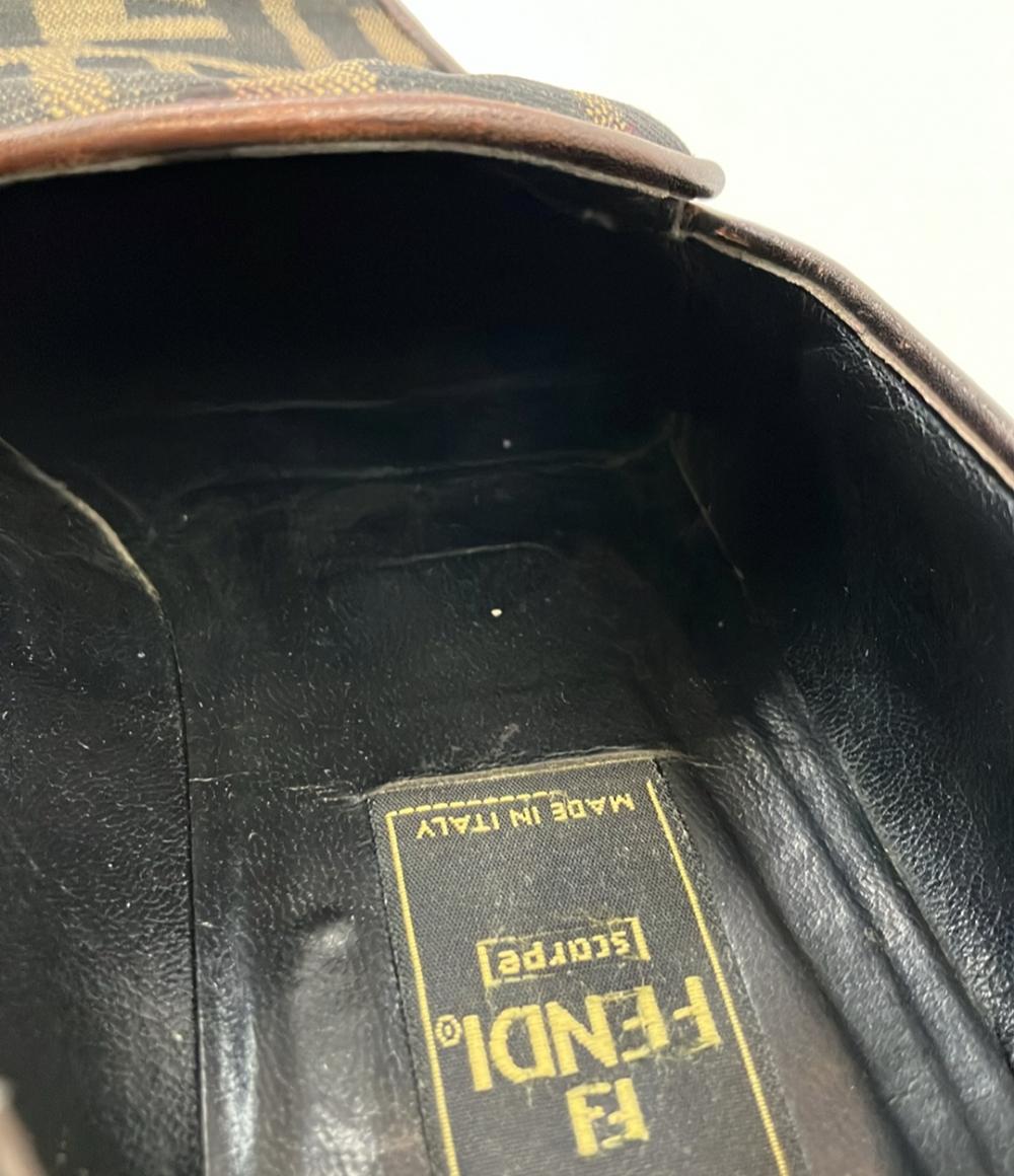 FENDI ローファー ズッカ柄 レディース SIZE 38 1/2 (25.5cm) フェンディ