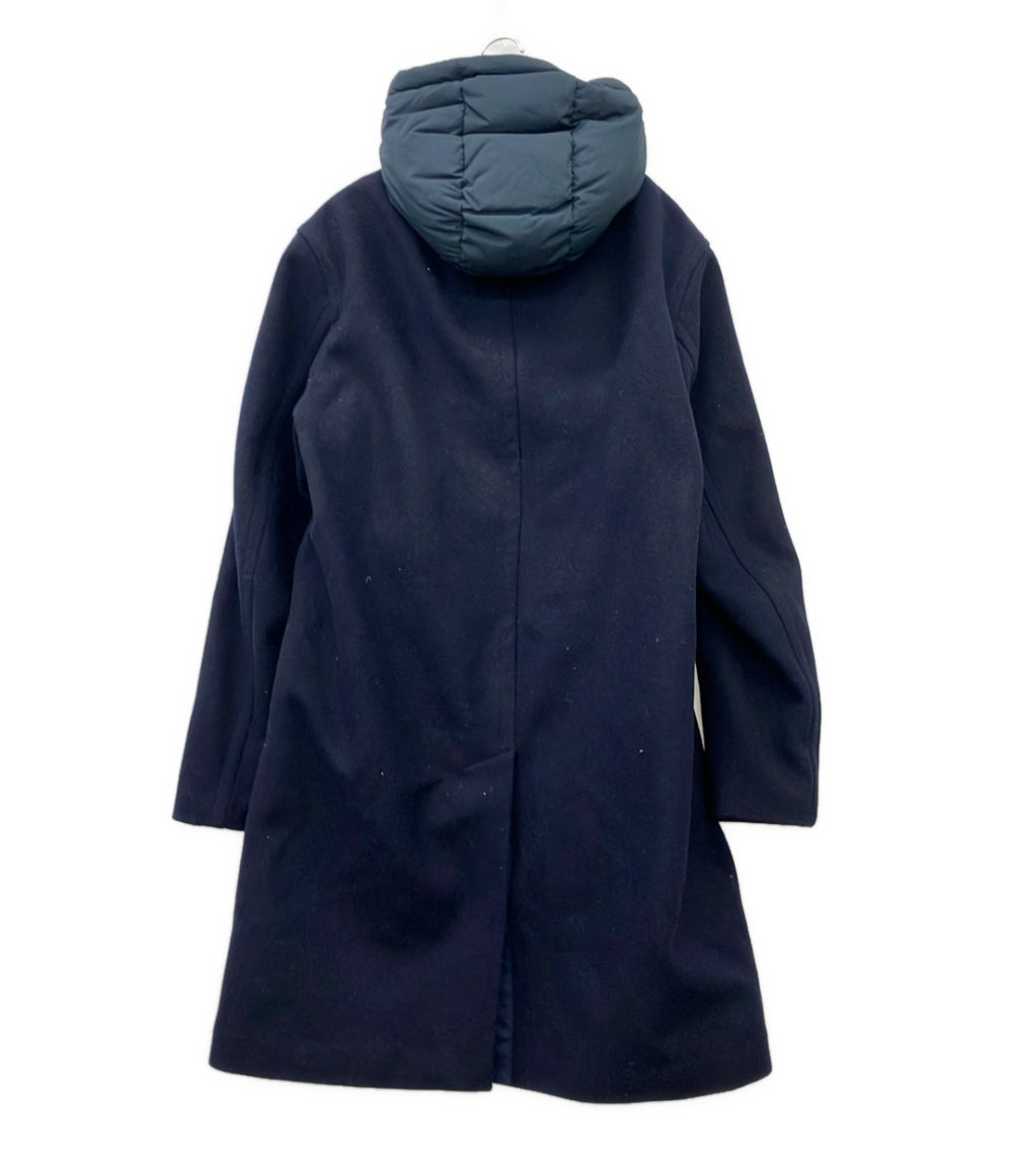 Emporio Armani ダウンコート メルトン レイヤード フーデッドダウン 6K1L74 1NYVZ メンズ SIZE 50 (XL) エンポリオ・アルマーニ