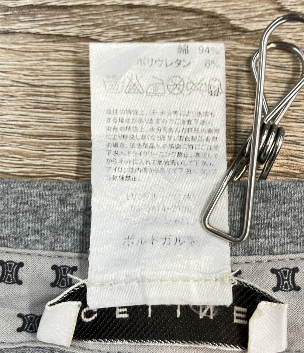 CELINE 半袖ポロシャツ トリオンフ刺繍 29365 1237 レディース SIZE M セリーヌ