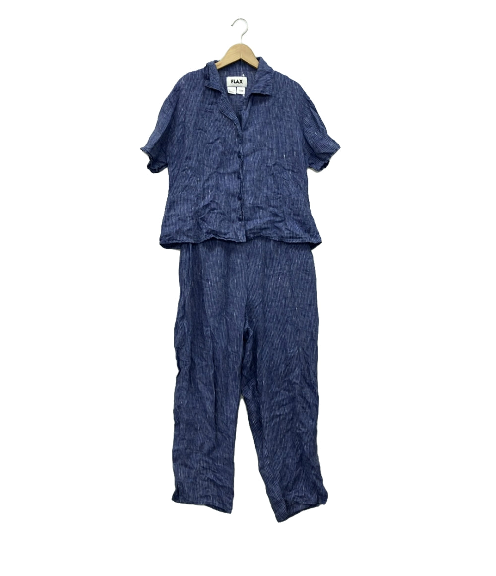 フラックス セットアップ リネンジャケットパンツ レディース SIZE S (S) FLAX