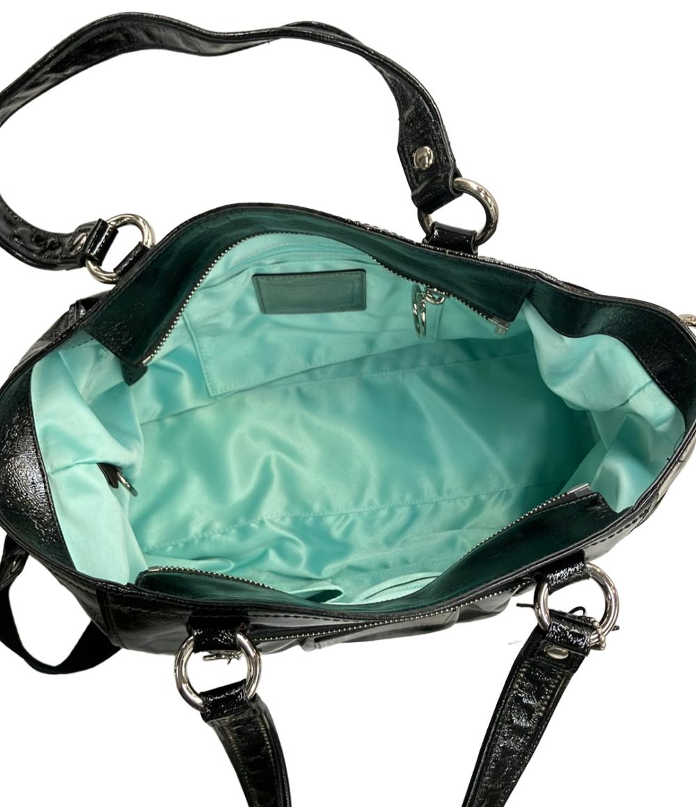 コーチ トートバッグ ショルダーバッグ 2WAY 肩掛け エナメル ポピー 14376 レディース COACH COACH トートバッグ ショルダーバッグ 2WAY 肩掛け エナメル ポピー