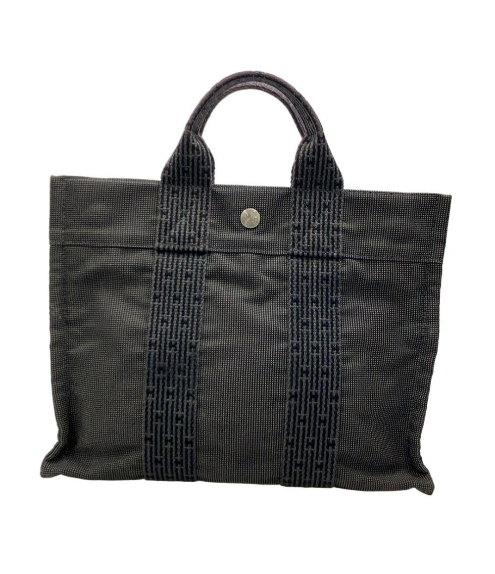 HERMES ラウンドファスナー長財布 シルバー金具 パースGM エールライン