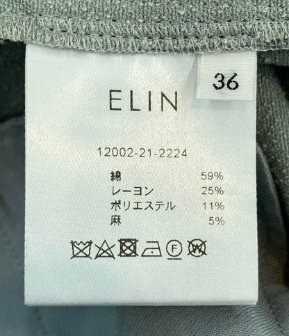 美品 エリン ブークレハイウエストパンツ レディース SIZE 36 (XS) ELIN