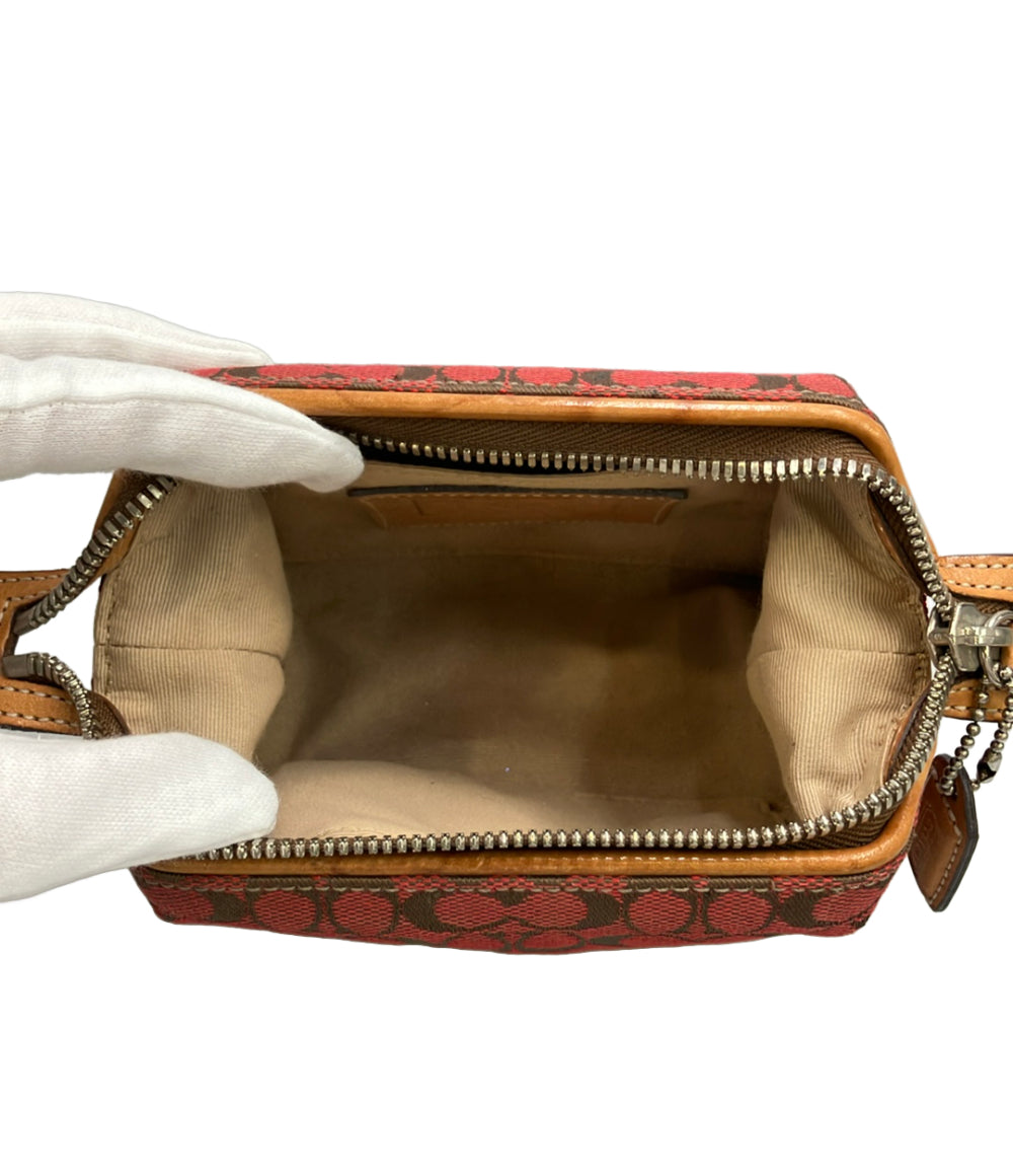 COACH ポーチ ミニシグネチャー レディース コーチ