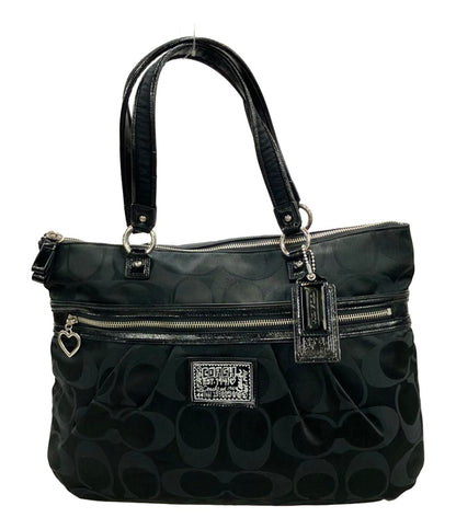 コーチ トートバッグ デイジー ポピー キャンバス シグネチャー F20026 レディース COACH