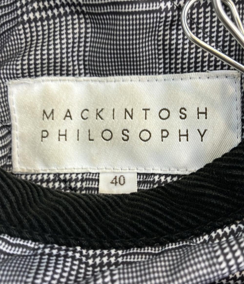 訳あり MACKINTOSH PHILOSOPHY キルティングジャケット リバーシブルダウン H1F19-601-09 メンズ SIZE 40 (M) マッキントッシュフィロソフィー