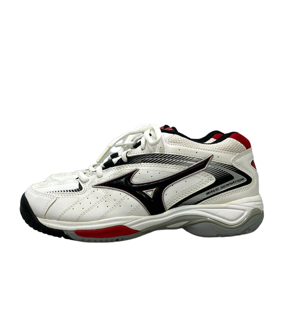 美品 Mizuno ローカットスニーカー テニスシューズ ウエーブ センセーション 2 6KD-32009 レディース メンズ SIZE 23.0 ミズノ