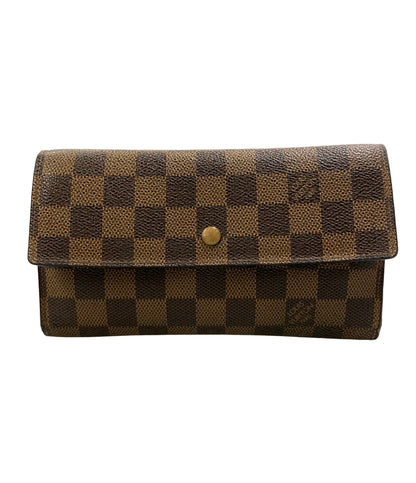 LOUIS VUITTON 三つ折り財布 ポルトトレゾール インターナショナル ダミエ N61215 レディース ルイ・ヴィトン