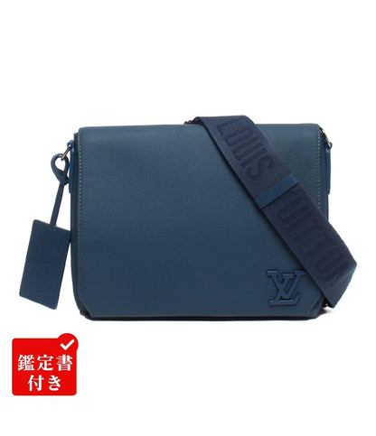 美品 LOUIS VUITTON ショルダーバッグ メッセンジャーバッグ 斜め掛け LVアエログラム テイクオフ M23709 メンズ レディース ルイ・ヴィトン