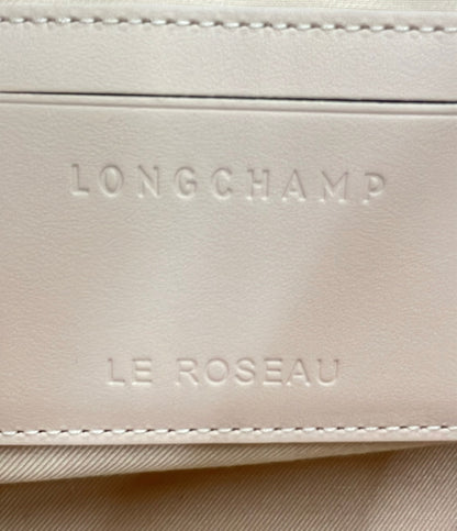 美品 Longchamp ハンドバッグ ショルダーバッグ 2WAY 斜め掛け レザー LE ROSEAU レディース ロンシャン