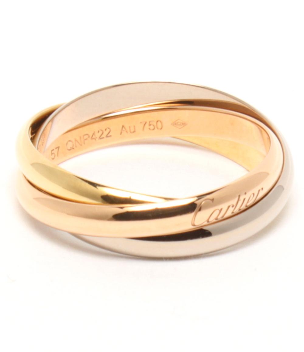 美品 Cartier リング 指輪 K18 トリニティ レディース SIZE 17号 カルティエ