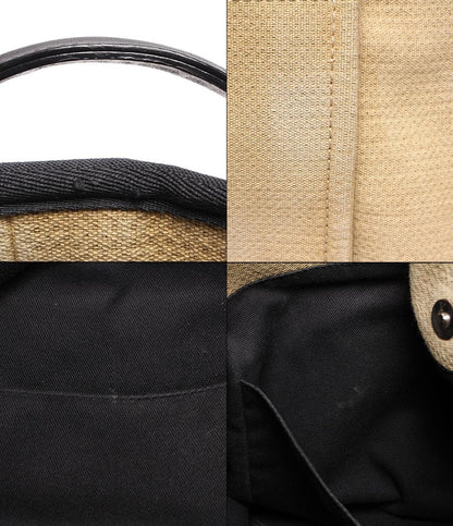 シャネル トートバッグ ショルダーバッグ シルバー金具 ドーヴィルトート キャンバス   レザー レディース CHANEL