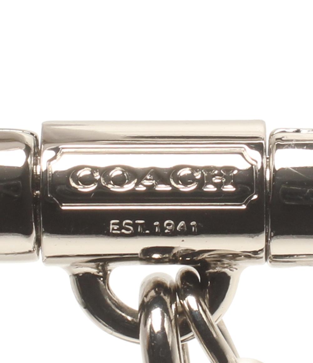 美品 COACH キーホルダー キーリング チャーム シグネチャー レディース コーチ