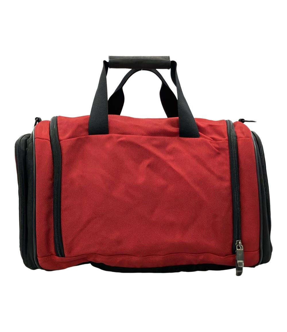 【極美品】J.LINDEBERG 2WAYボストンバッグ 赤 シューズポケット付 極美品】J.LINDEBERG 2WAYボストンバッグ 赤 シューズポケット付