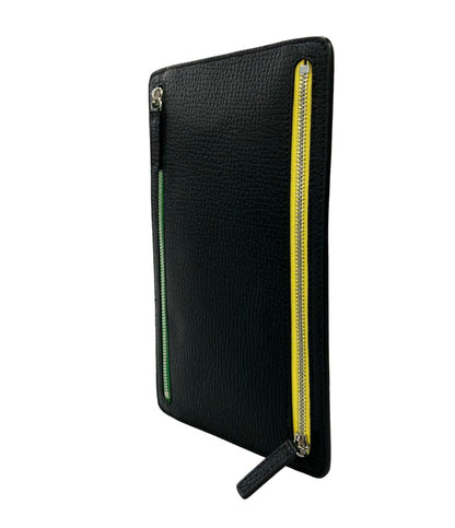 美品 SMYTHSON ポーチ ジップカレンシーケース 牛革 ユニセックス スマイソン