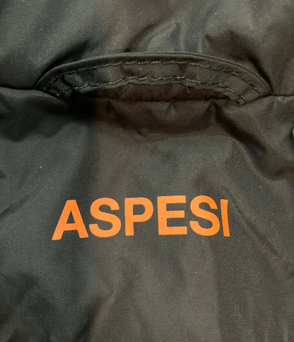 ASPESI ナイロンジャケット M-65フィールドジャケット フード収納取り外し可能 ダブルジップ スナップボタン 撥水 MINIFIELD VENTO メンズ SIZE M