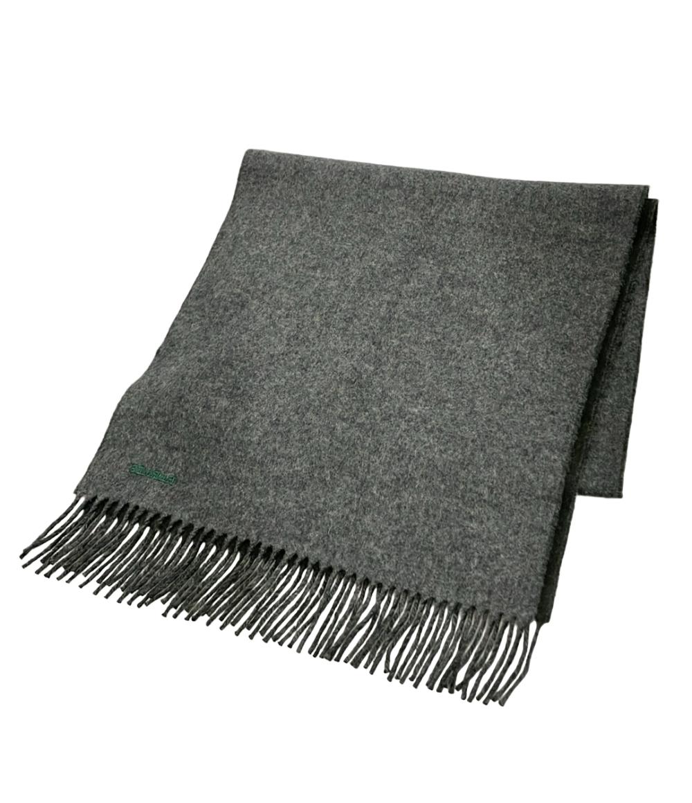 美品 HERMES マフラー カシミヤ100% リバーシブル メンズ レディース エルメス