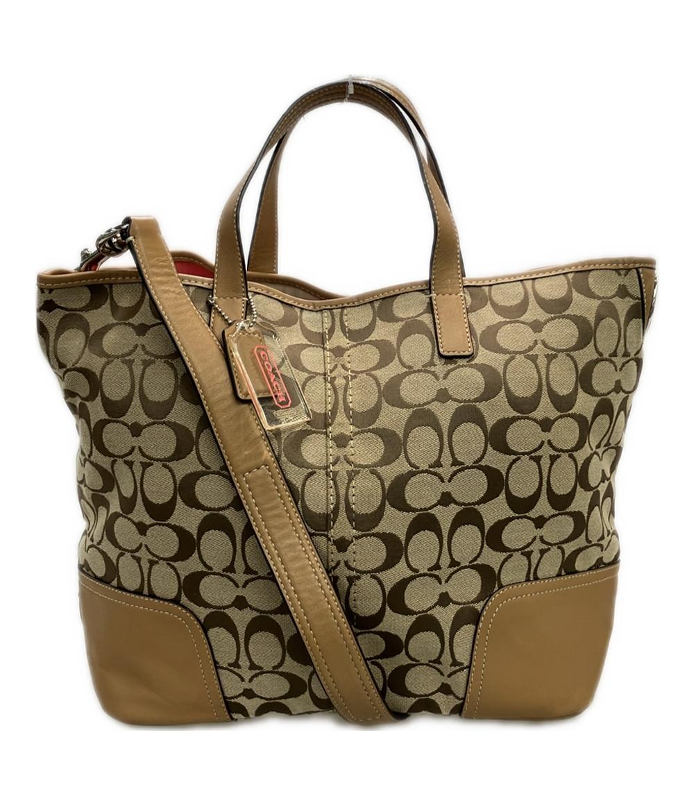 コーチ トートバッグ ショルダーバッグ 2WAY 肩掛け シグネチャー F28981 レディース COACH